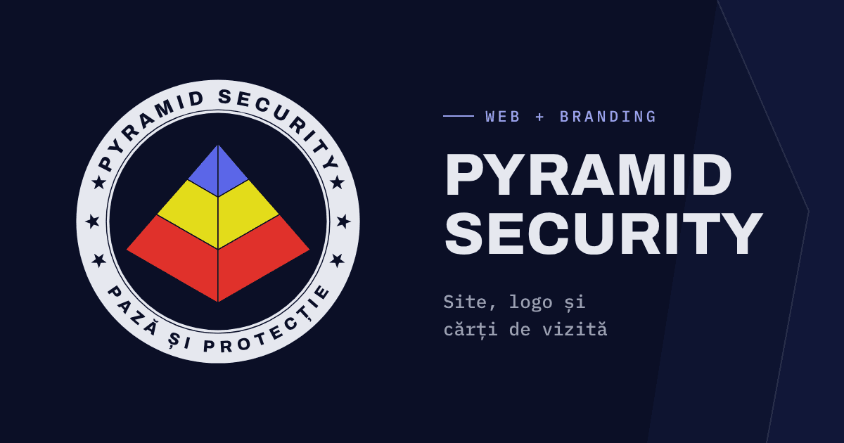 Website and branding for Pyramid Security