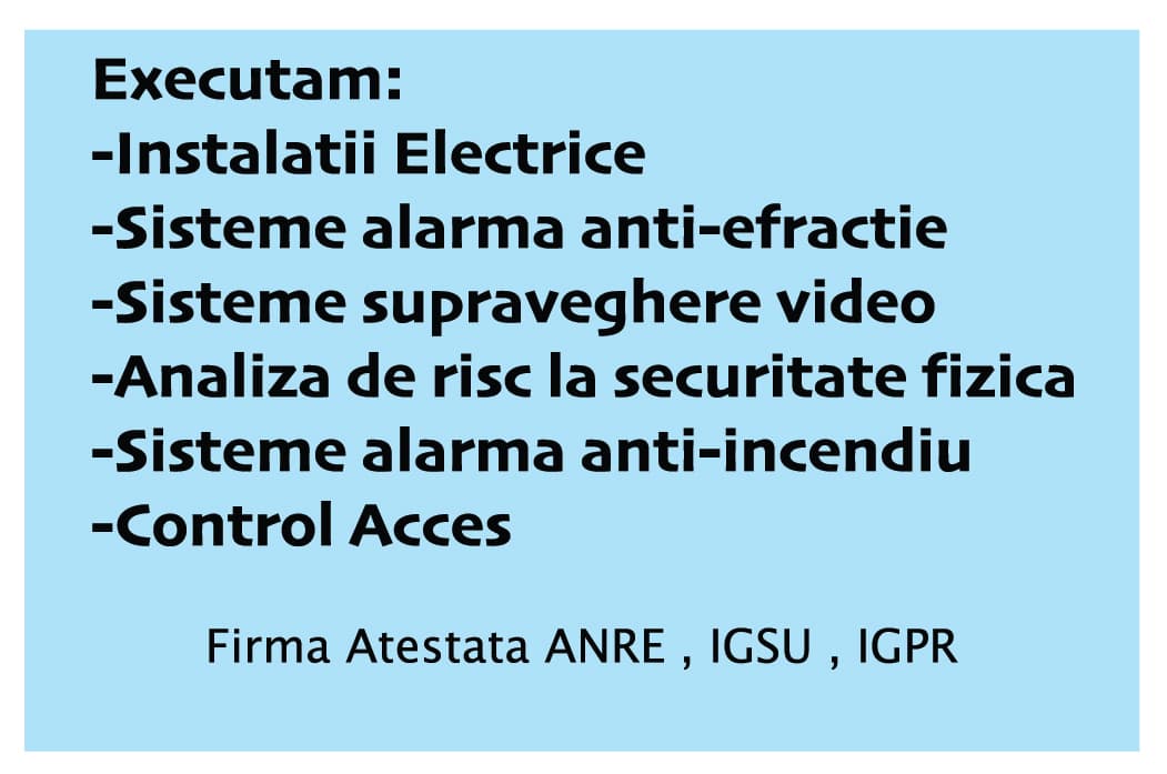 Cartea de vizită, verso, cu lista lucrărilor executate